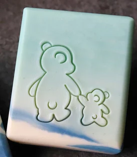 Мыло ручной работы стандартный мини мыло diy печать - Цвет: size4x4CM