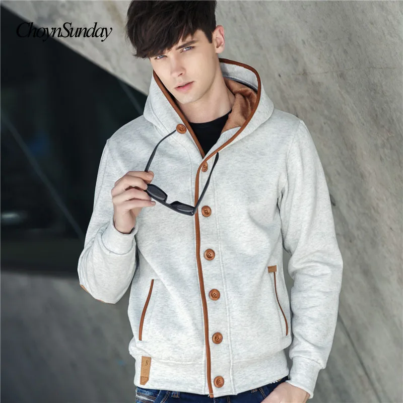 Мужские толстовки Повседневный хлопковый свитер осенний Новый кардиган зимний