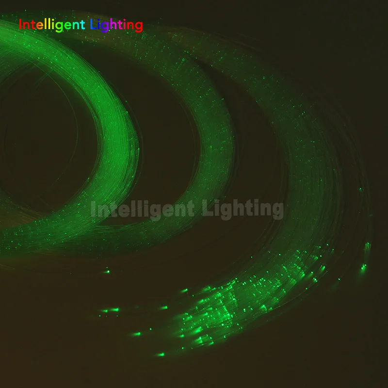 2 м ~ 4 * 0 75 мм 1 *(15 5 шт.) + шт. кристаллов Flash point PMMA Пластиковый волоконно оптический