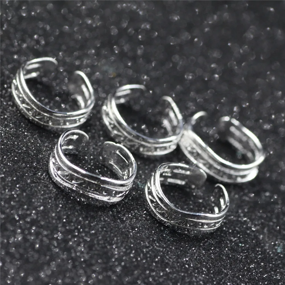 Кольцо женское серебряное в виде цветка 5 цветов J675|ring foot|women silver ringsopen ring |
