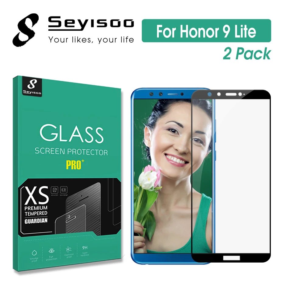 [2 Упак.] Оригинальная защитная пленка для экрана из закаленного стекла Seyisoo 2.5D Huawei