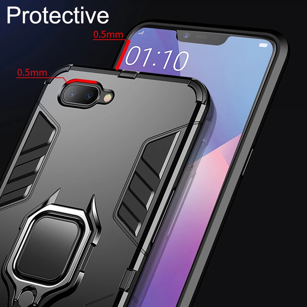 Для OPPO RX17 Neo чехол для Oppo K1 Броня противоударный робот силиконовый резиновый твердый чехол на заднюю панель телефона для OPPO RX17 Neo CPH1893 R15X