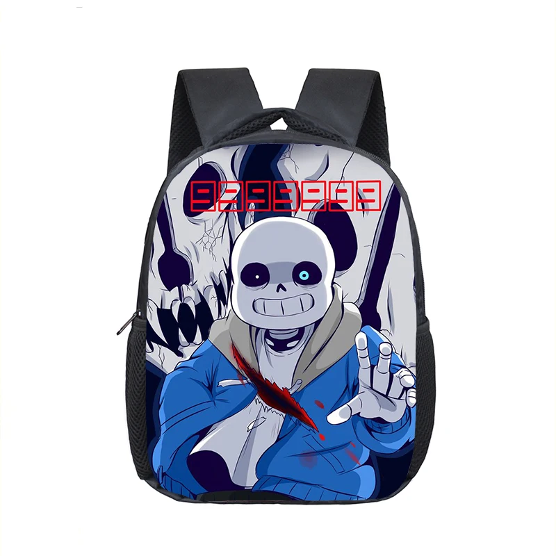 007 12 дюймов Undertale Sans Детский сад Школьный рюкзак для детей сумки для мальчиков рюкзаки для младенца детская книжная сумка - Цвет: 007
