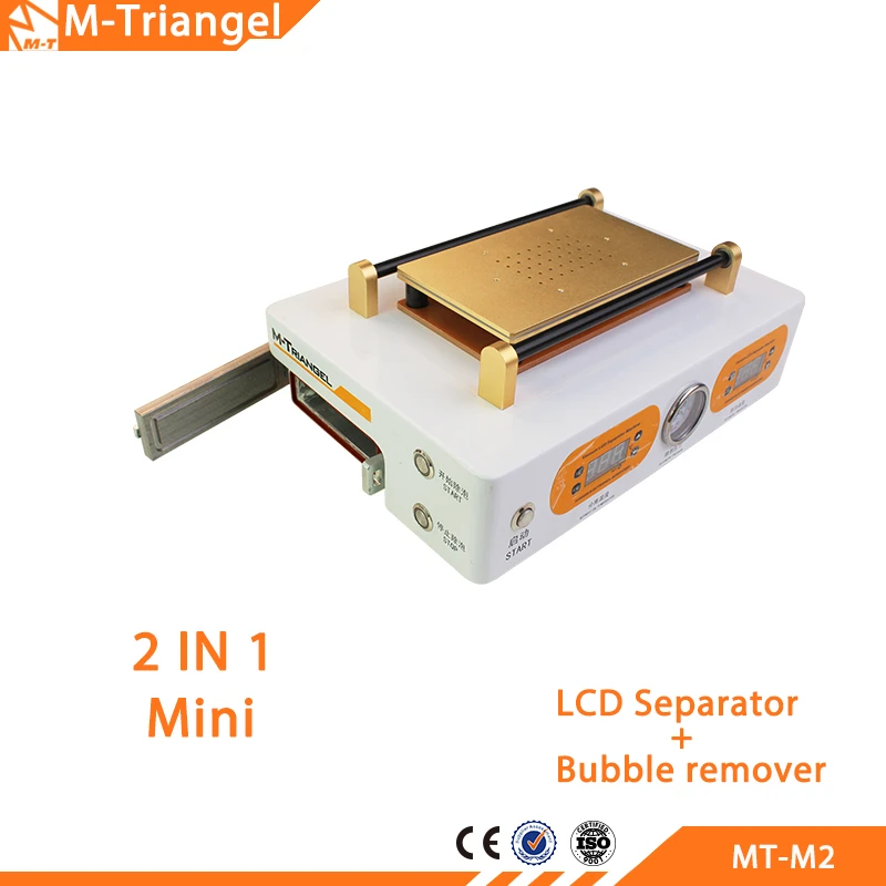 Bubble Remover LCD Separator Multifunction 2 in 1 Need External Vacuum Pump For Iphone 6S Xiaomi Huawei Mobile Phone M Triange1|Наборы
