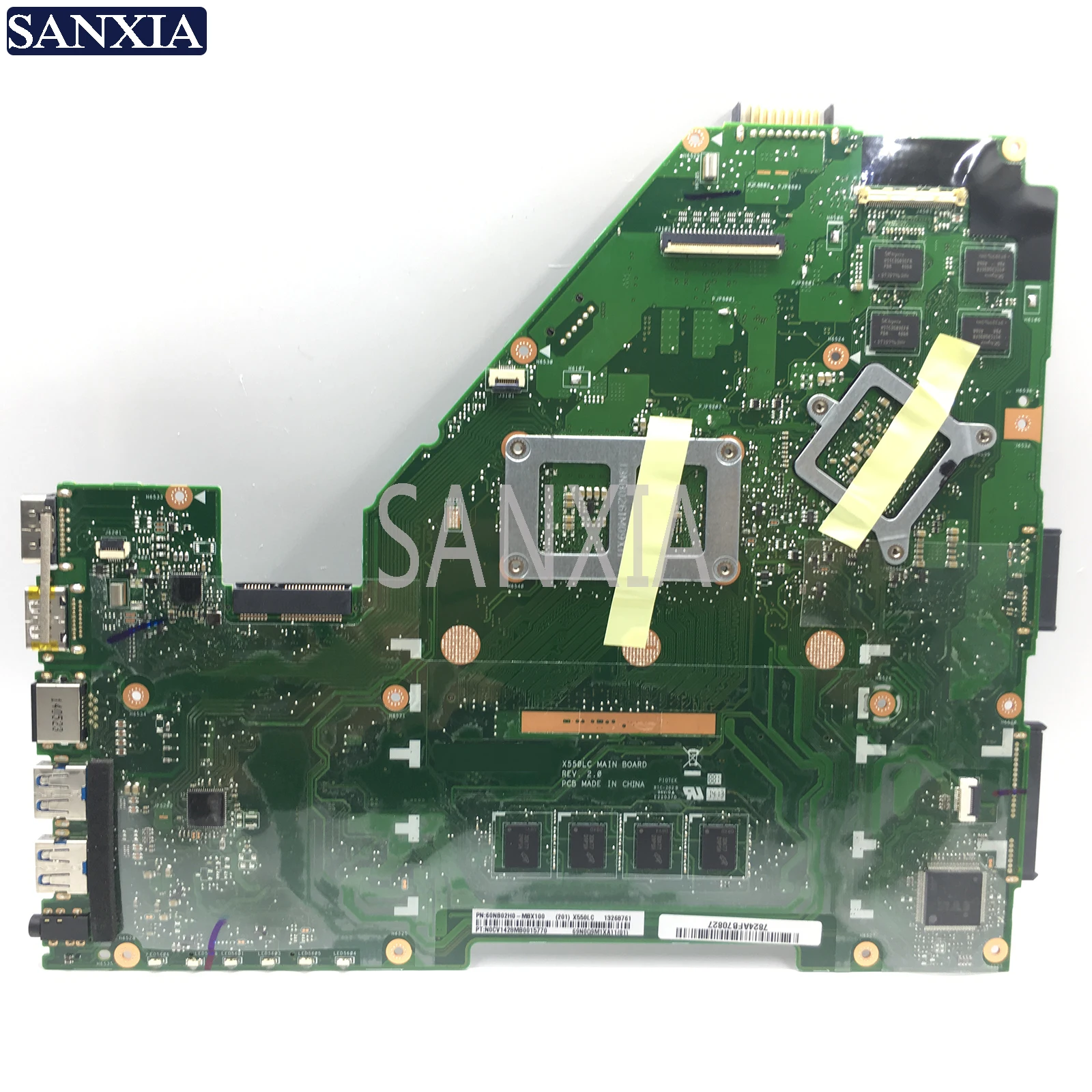 KEFU X550LC материнская плата для ноутбука ASUS VivoBook X550LC X550LD X550LN оригинальная материнская плата 4 ГБ-RAM I3-4010U GT720M