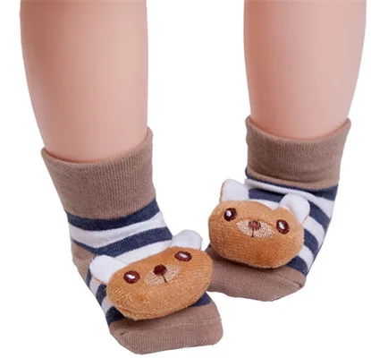 Baby Boys Girl Animal Socks children's Foot Anti-slip Infant Toddler Girls Thickening warm For 0-18 Months | Детская одежда и