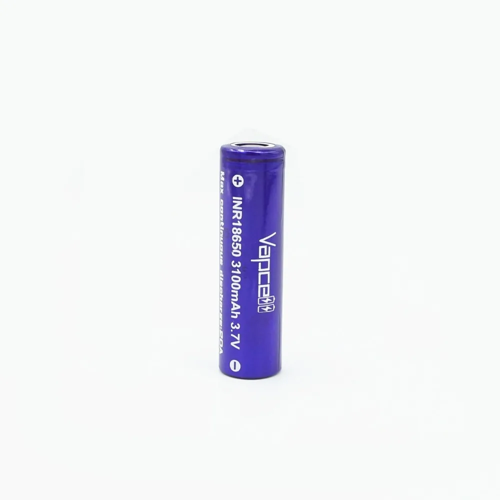 1 шт. Vapcell 18650 аккумуляторная батарея 3100 мАч 20A 3 7 В высокомощный электронный E CIG