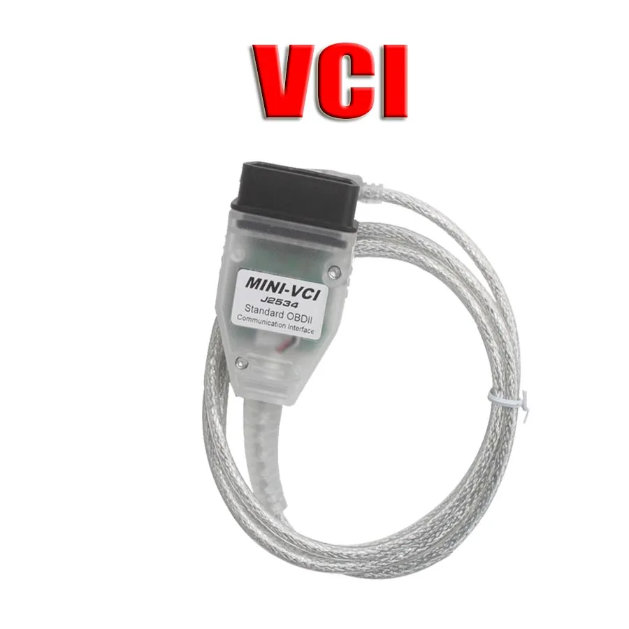 mini vci Последние V13.00.022 мини VCI Интерфейс для TOYOTA Lexus ТИС Techstream MINI-VCI FT232RL GTS ОТК J2534 OBD2 диагностический кабель - Цвет: mini vci