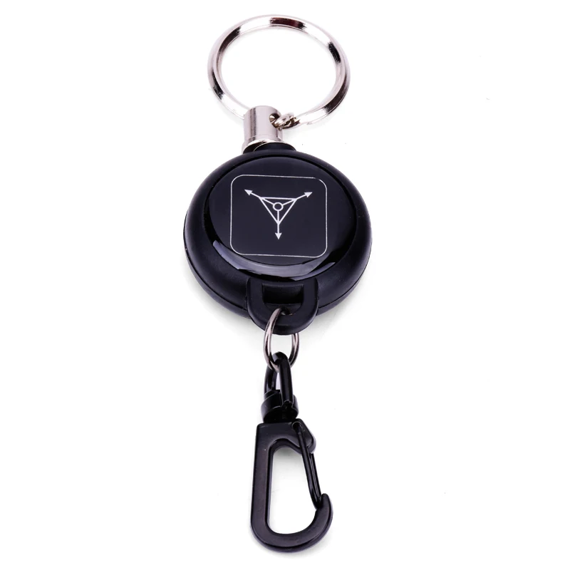 AiNian Tad Steel Rope Burglar Tool Belt Money Retractable Key Recoil Ring Pull Chain Clip Keychain Chaveiros | Украшения и