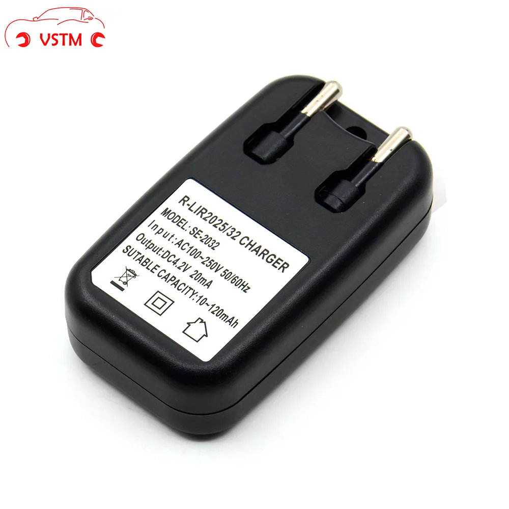 

LIR2032 LIR2025 ML2032 ML2025 CR2032 Coin Button Cell Battery Charger Adapter EU Plug Fast Charging Chargers