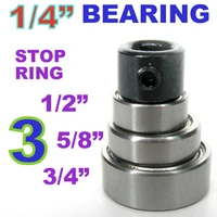 4pc top mounted 12 58 34 bearing stop ring for 14 sh router bit