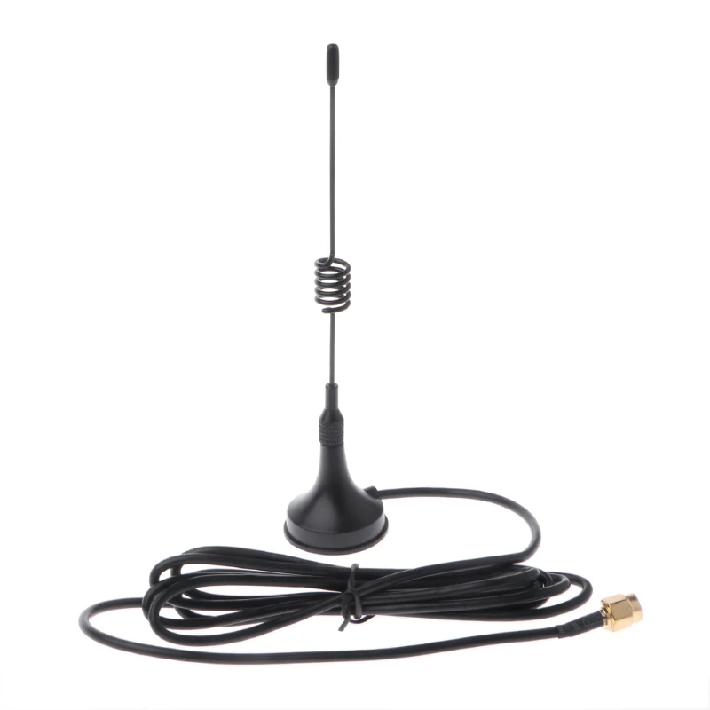 Антенна 433 МГц 5dbi Male RG174 кабель GSM GPRS 1 5 м магнитное основание для любительского