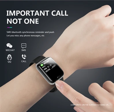 Новые умные часы M6 сенсорный цветной экран пульсометр кровяное давление фитнес