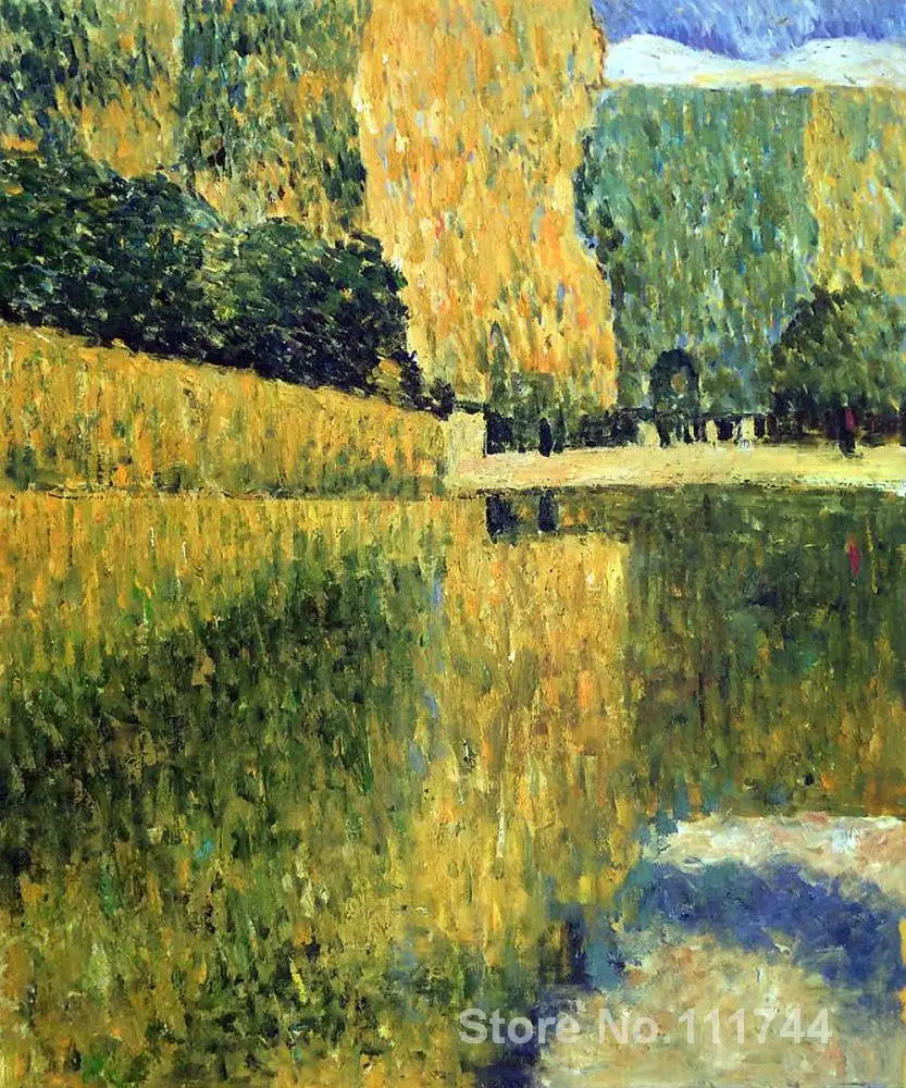 Копии картин известного художника парка шонбрюнна Густава Климта пейзажи