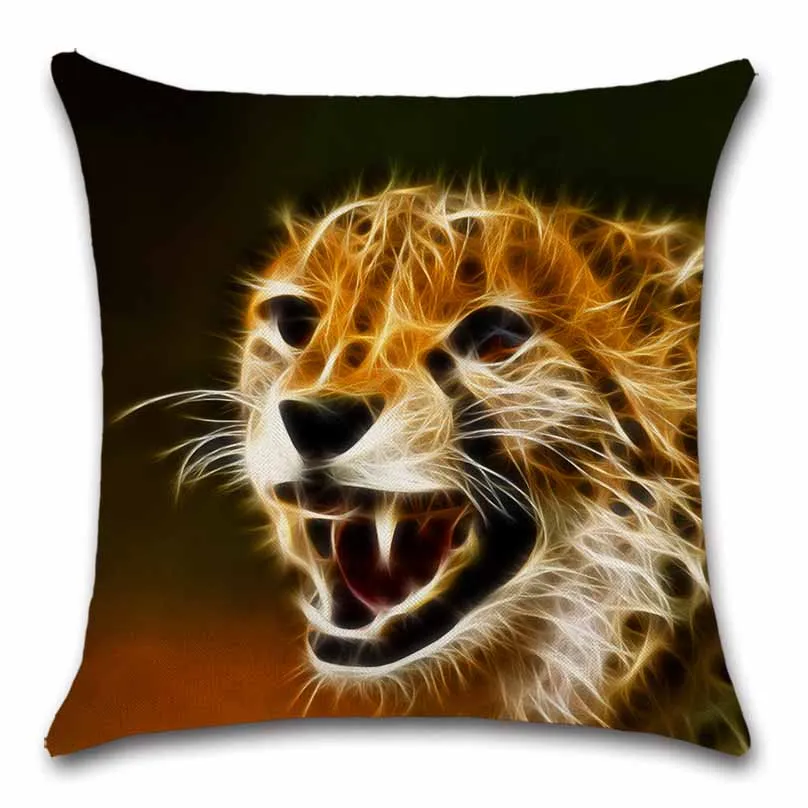 Африканские животные бегущий Гепард Печать наволочка украшение домашний диван