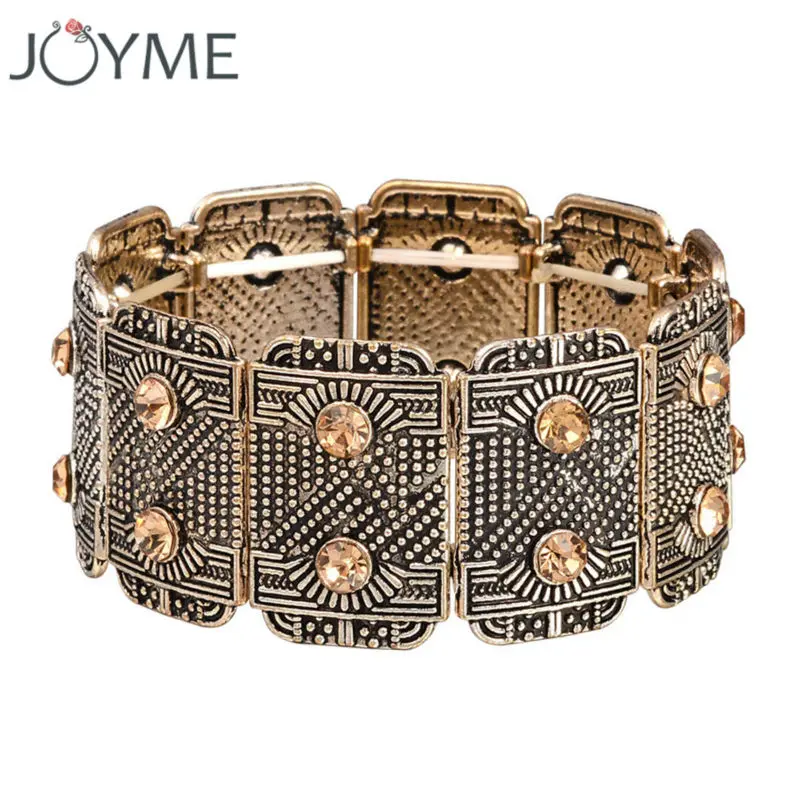 Новые Модные Винтажные широкие ранние браслеты для женщин этнические