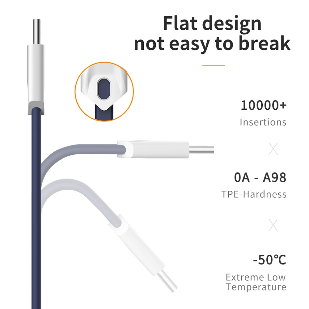 Mcdodo упаковка из 10 шт. кабель с разъемом USB Type-c для Xiaomi Huawei C быстрой зарядки и