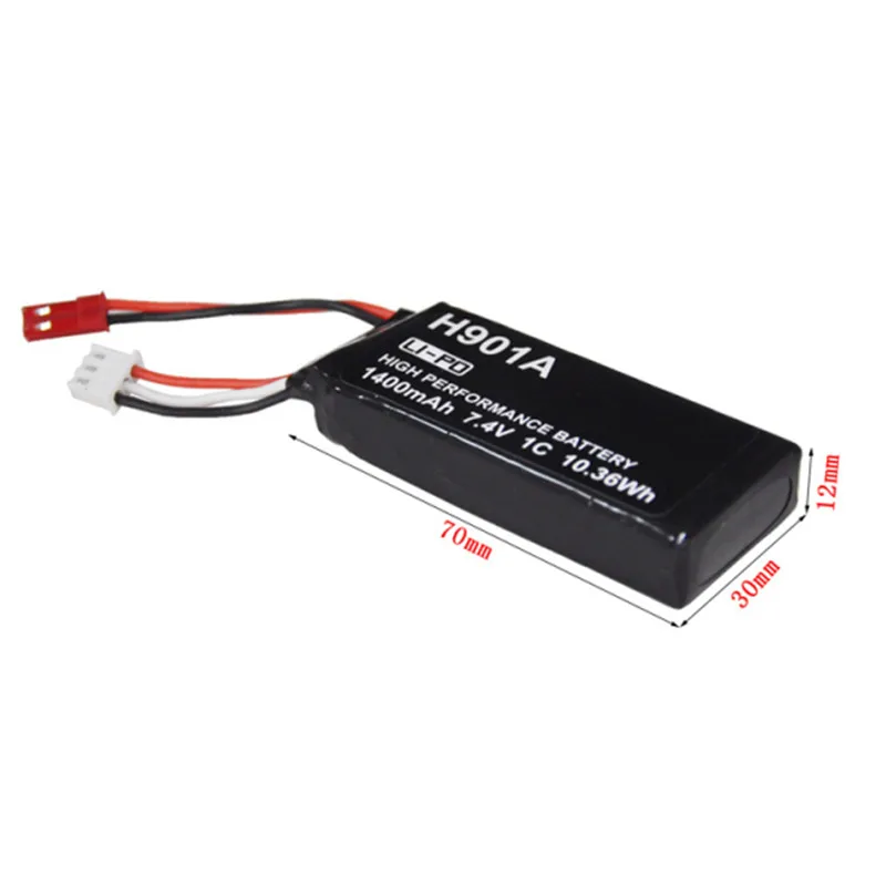 Аккумуляторная Lipo батарея 7 4 V 1400mAh для Hubsan H501S H502S H109S H901A передатчик пульт