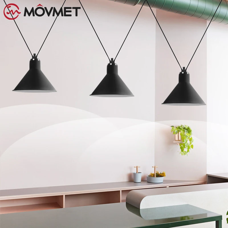 Скандинавский винтажный подвесной светильник в стиле ретро промышленная лампа