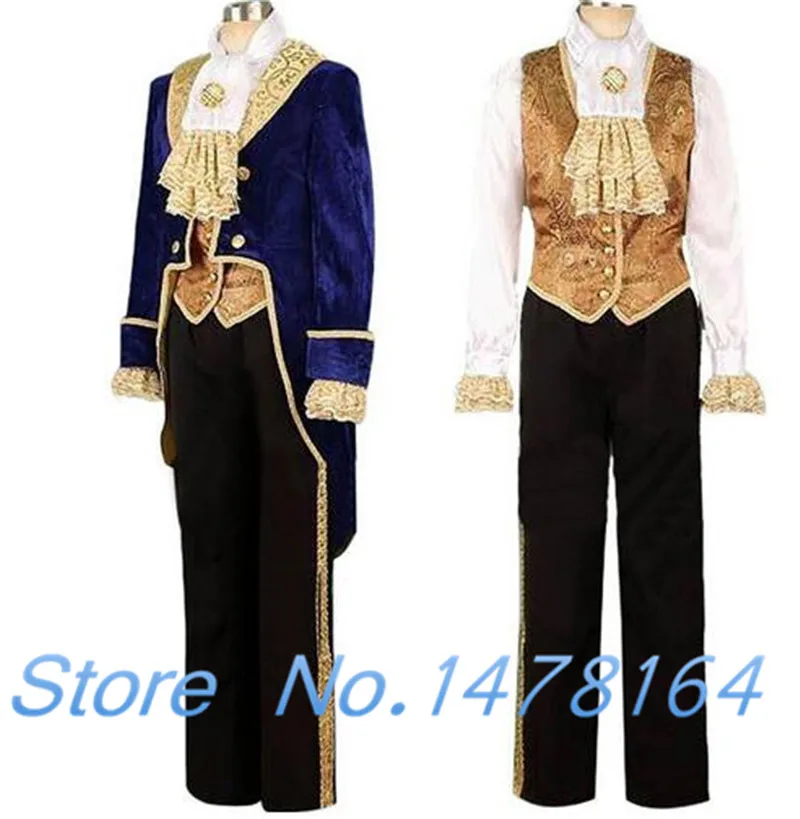 Новинка мужской костюм для косплея красоты и чудовища на Хэллоуин взрослых детей