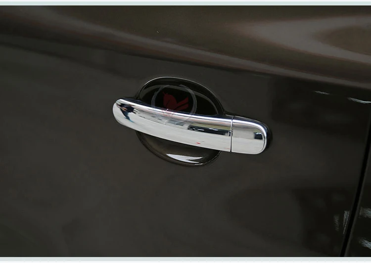 Для VW GOL G5 G6 2009 2016 Fox Suran Cross хромированные покрытия для дверных ручек набор обшивки