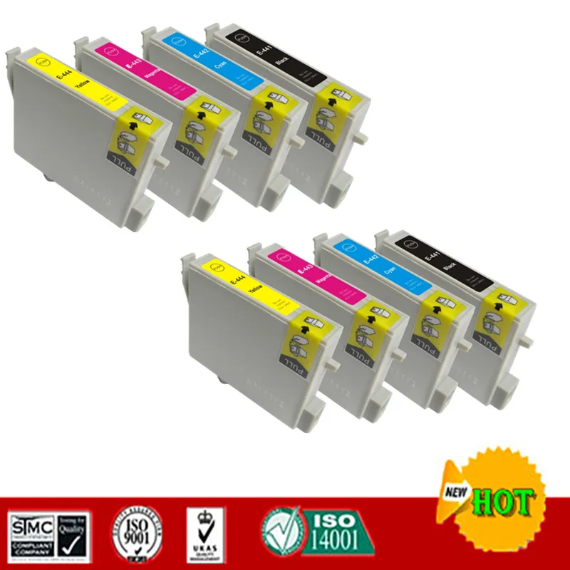 Совместимый с Epson T0441 T0441-T0444 чернильный картридж для Stylus C64 C66 C84 C84N C84WN C86 CX3600 CX3650 и т.