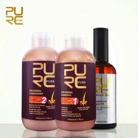 purc ginger juice anti hair loss shampoo and conditioner and morocco argan oil hair care set professional hair treatment set