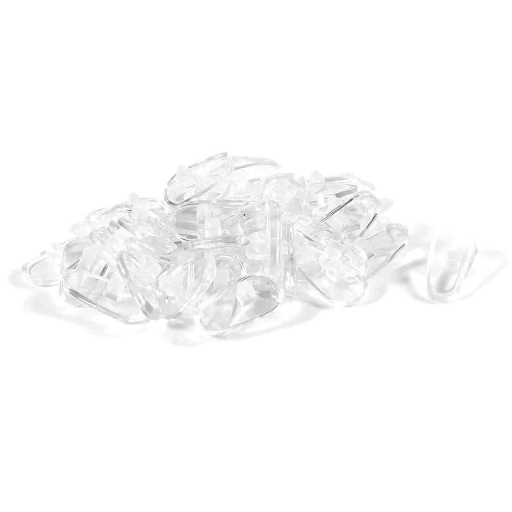 50 пар ПВХ носоупоры Замена для очков винт в солнцезащитные очки|Аксессуары очков|