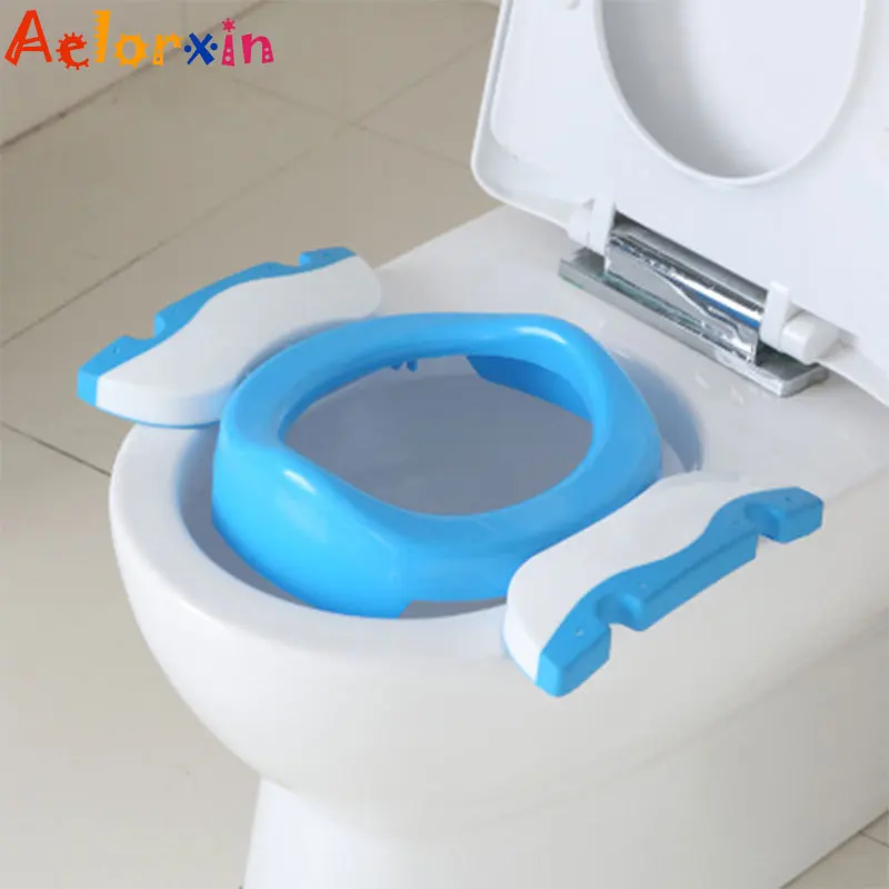 Portable Baby Potchildren's Toilet Travel/car Baby Toilet Folding Children's Toilet Training Seat Pot For Kids Baby Toilet