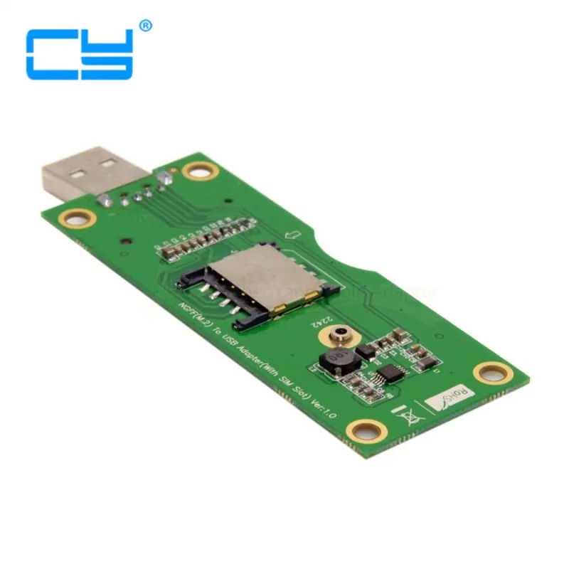 M.2 NGFF беспроводной WWAN USB адаптер карта с слотом для sim карты модуль инструменты