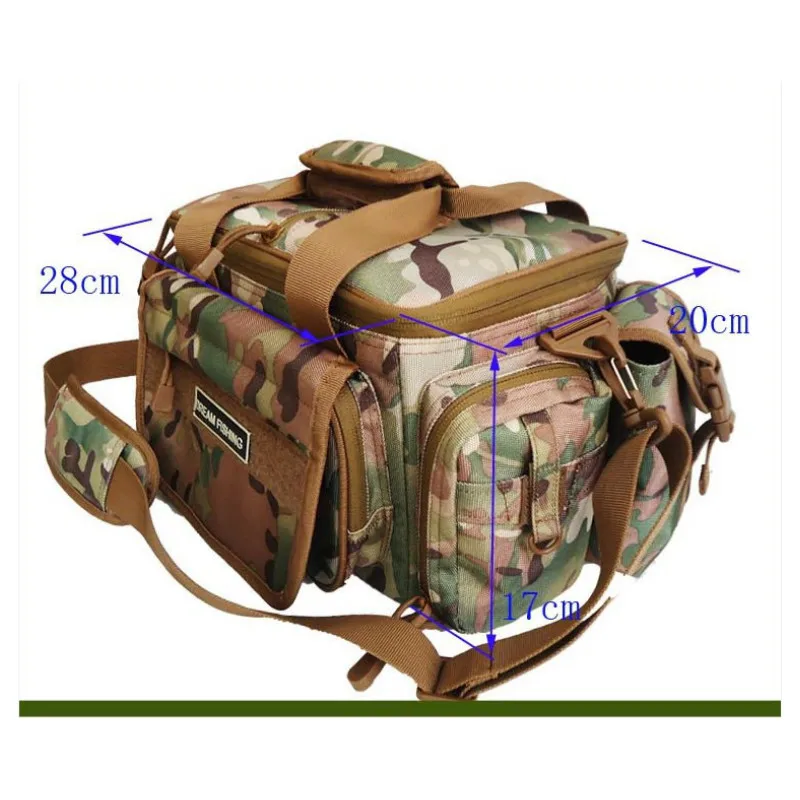 Dream Fishing 28*17*20 см Франция 2000D нейлоновая многофункциональная сумка для приманки, посылка для ловли карпа, сумки для рыболовных инструментов Bolsa De Pesca
