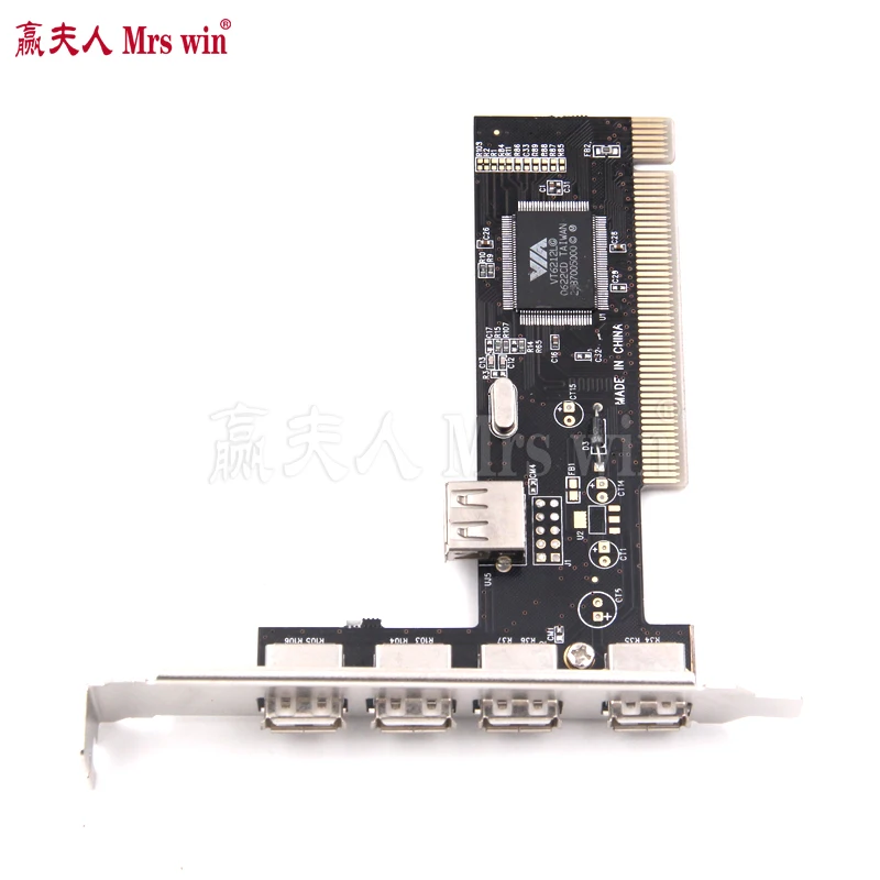 PCI USB 2 0 контроллер карта 4 порта 480 Мбит/с высокоскоростной адаптер|pci card|pci controllercard