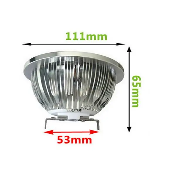 Бесплатная доставка AR111 cob 7W G53 лампа 9W 12W dimmable LED 110 240V ar111 Светодиодная ar 111 с GU10