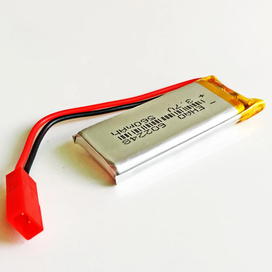 10 шт. 602248 3 7 V 560mAh батарея JST SYP 2 pin литий полимерный LiPo перезаряжаемые ячейки для Mp3