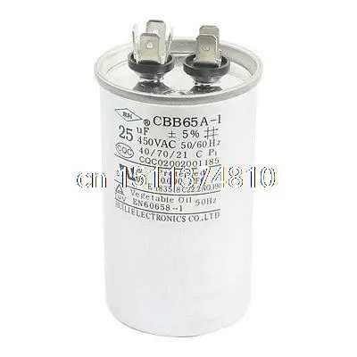 Конденсатор двигателя кондиционера 6 Pin 450 в перем. Тока 25 УФ|capacitor classes|capacitor