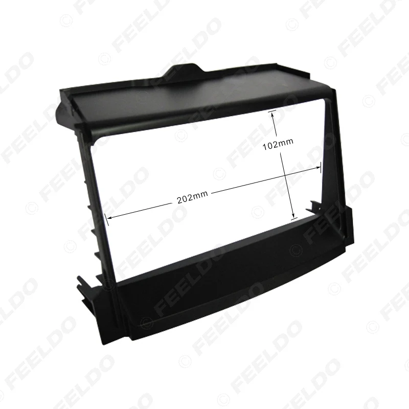 FEELDO Car Radio Fascia Frame Adapter для Toyota Prado 2010 стерео 2Din Dash Panel Refitting Mount Kit # HQ4898|Панели| |