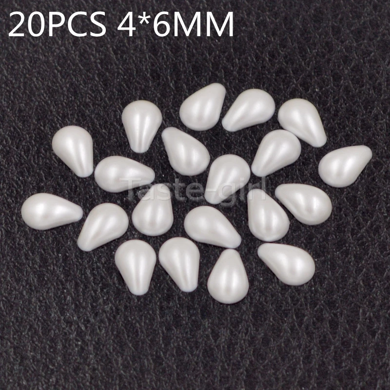 1 упаковка высокое качество белый с плоской спинкой жемчужные украшения 3d жемчуг