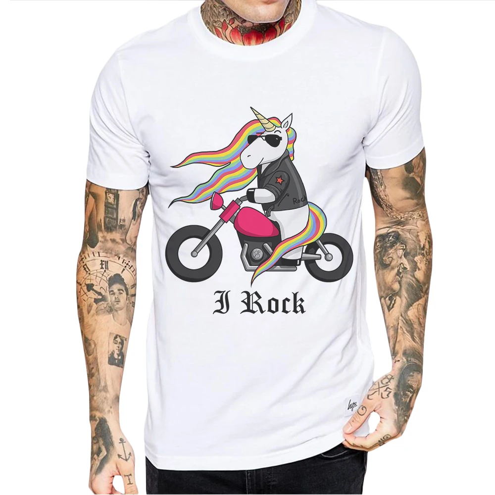 

Mens Tshirts Summer Cotton Short Sleeve Men T Shirt New Fashion Creative Bicycle Motorcycle Print T-Shirt O-Neck Tops Tee Shirts