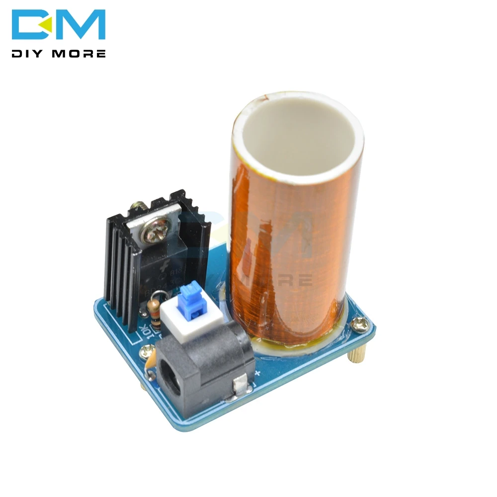 BD243 BD243C Mini Tesla Coil Magic Props DIY Parts Empty Lights Technology Diy Electronic Kit Mini Tesla Coil Module