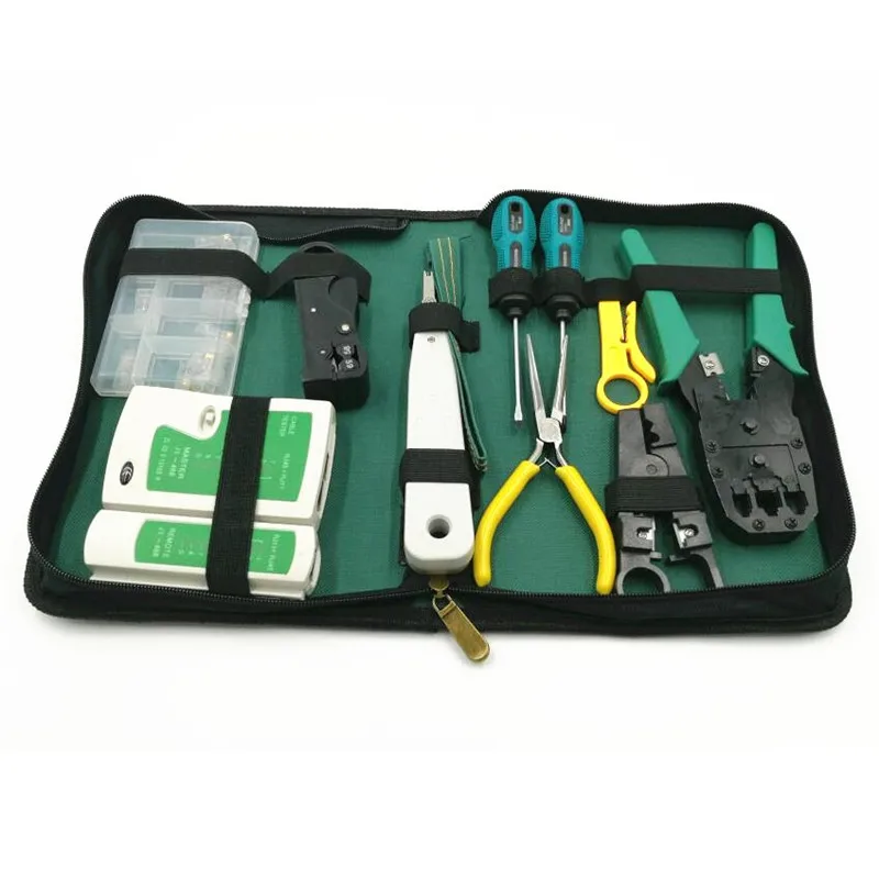 Набор инструментов для сетевой установки 10 шт. набор локальной сети тестер