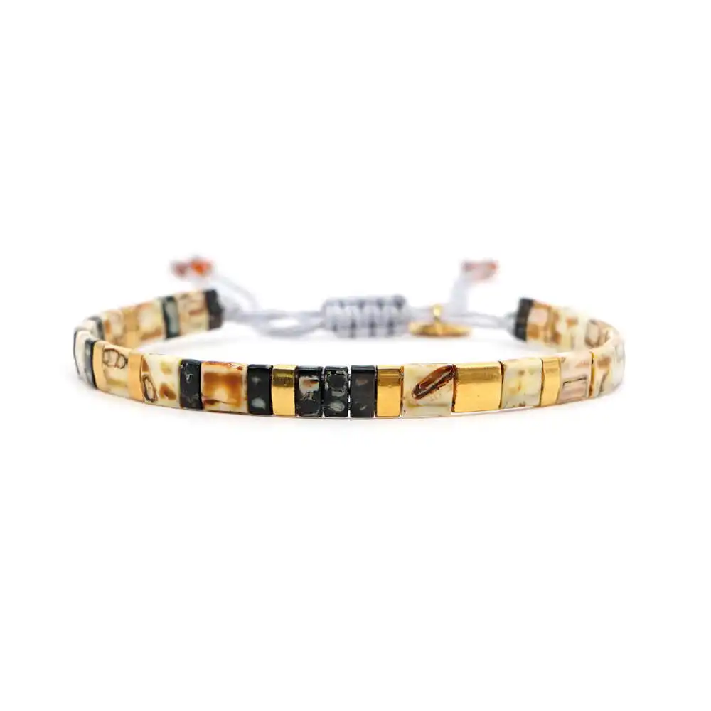 Go2boho Pulseira Mujer MIYUKI Tila браслет из бисера для мужчин Erkek Bileklik женские золотые браслеты богемное ювелирное изделие модный подарок Новинка