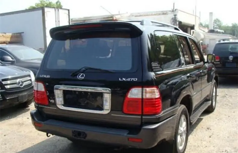 Неокрашенный Автомобильный задний спойлер из АБС-пластика для Lexus LX470 2004 2005 2006 2007