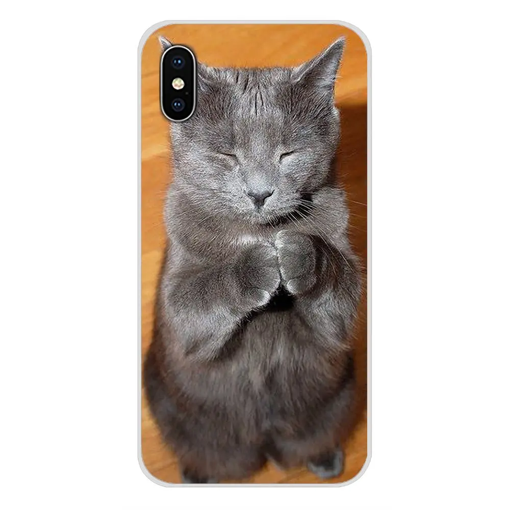 Аксессуары чехлы для телефона Молящиеся котята Коты милые Xiaomi Mi6 A1 5X 6X Redmi Note 5 5A 4X 4A
