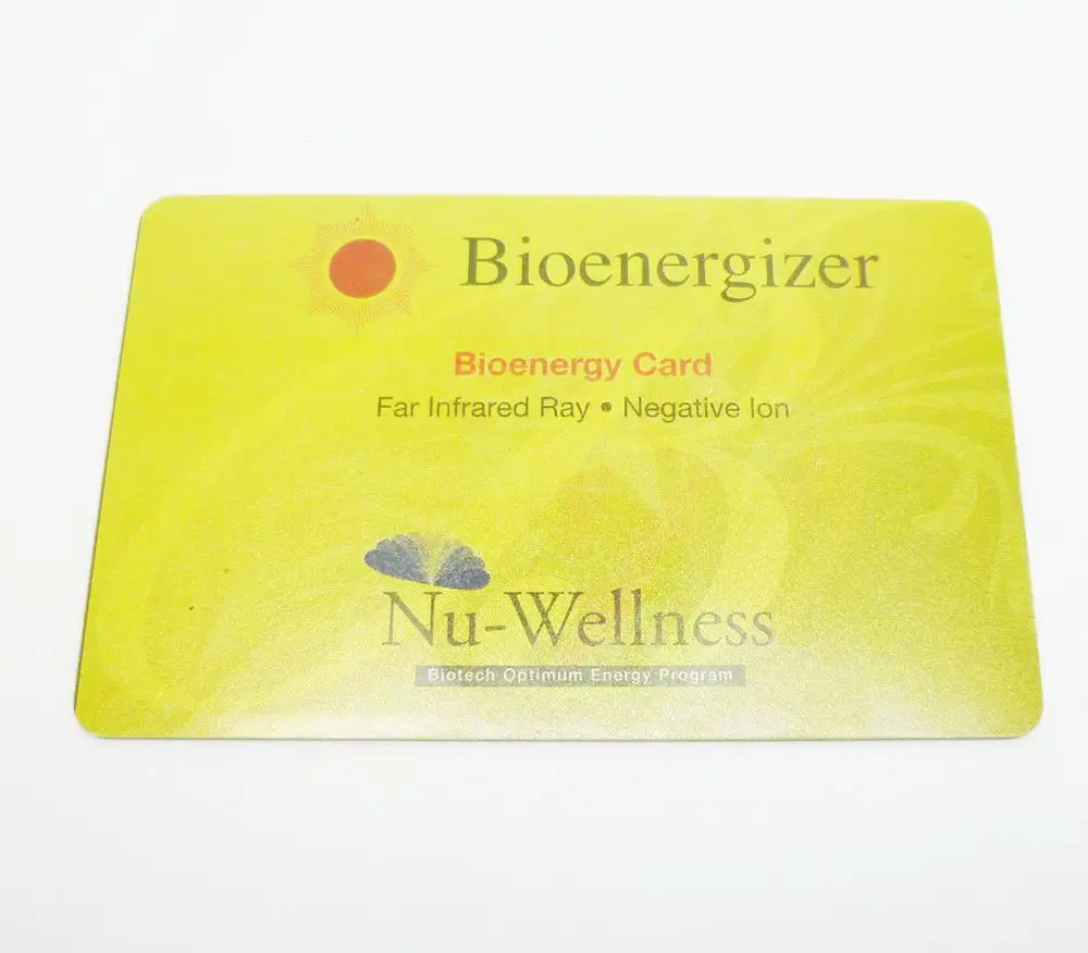 100 x Аутентичные EMF BioEnergizer карты квантовые Science Скалярные энергетические ионные с