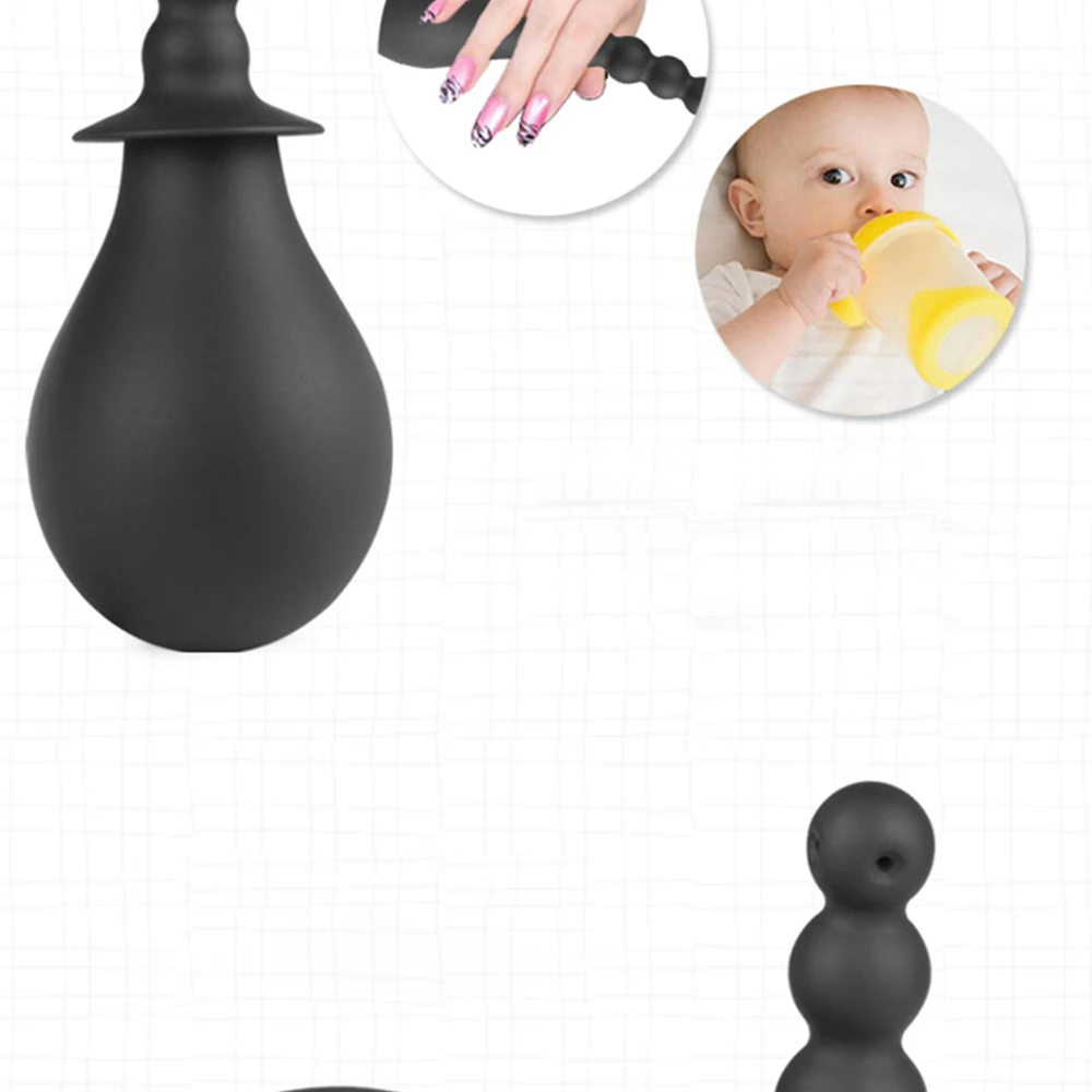 Силиконовые унисекс клизмы анальный очиститель инструменты вагинальный