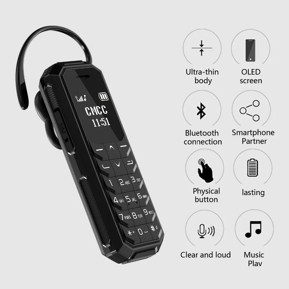 KK2 карманный беспроводной Bluetooth волшебный голосовой Мобильный телефон наушники