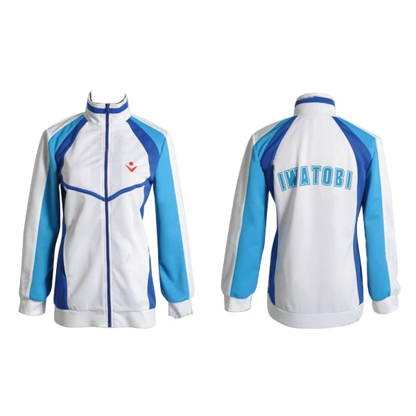 Japanese Anime Free Shipping Iwatobi Swim Club Haruka Nanase School Sport Coat/Jacket Cosplay Costume | Тематическая одежда и