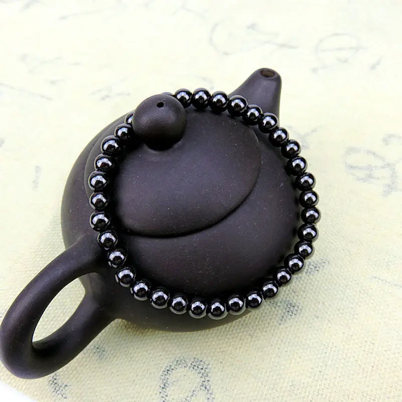 Магнитный браслет из гематита с натуральными камнями терапевтический