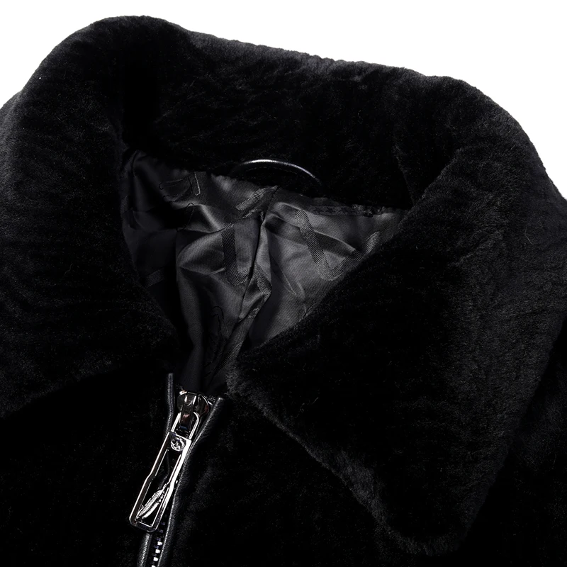Coats mens 2018 men's Winter Sheep's cashmere jackets High quality coat thickening casual fashion Overcoat men Plus Size M-3XL |