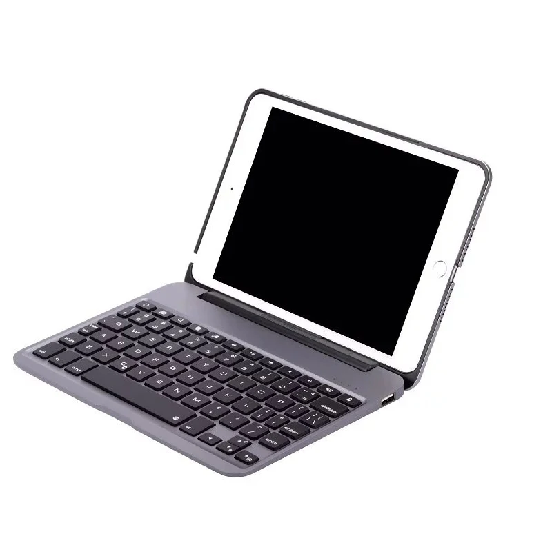 Алюминиевый Чехол для клавиатуры с 7 видов цветов подсветкой и iPad mini 4